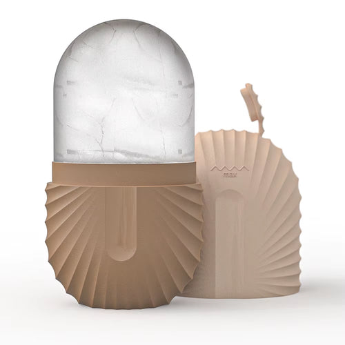Ice Face Roller Facial Skincare Ice Roller Set, Stainless Steel Facial Roller Gua Sha Face Tool Face Massage Roller Mold Cube